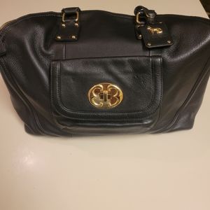 Emma Fox Black Leather Bag